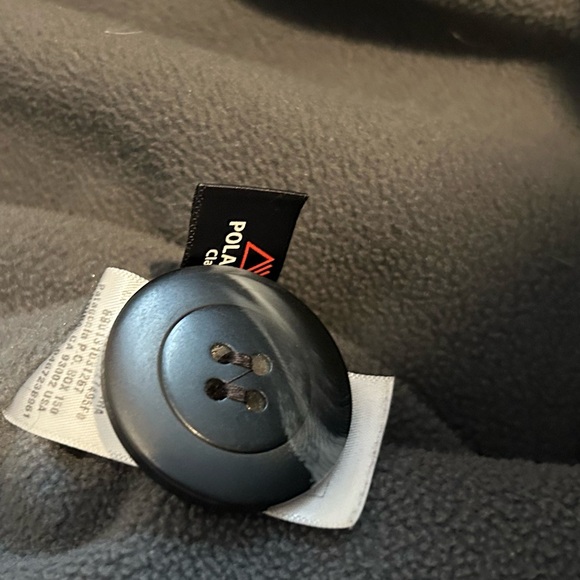 Patagonia Darya Plaid Fleece Lined Hooded Jacket Raven Windproof Size Large - Picture 10 of 10